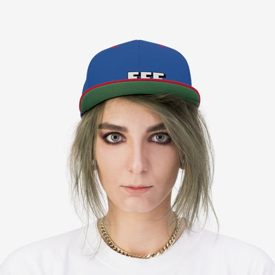 EFF. Flat Bill Snap-Back Hat