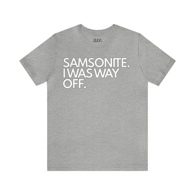 Samsonite. I Was Way Off.