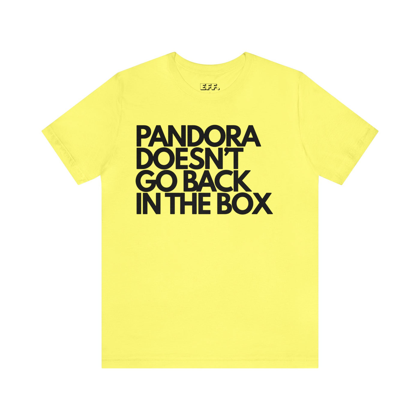 Pandora Doesn't Go Back In The Box