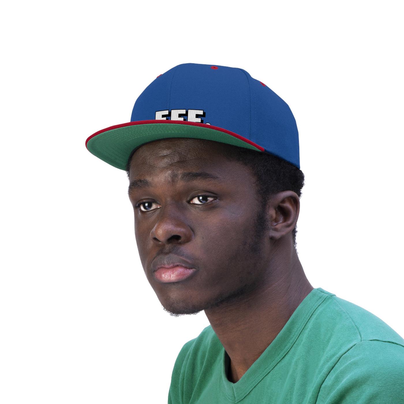 EFF. Flat Bill Snap-Back Hat