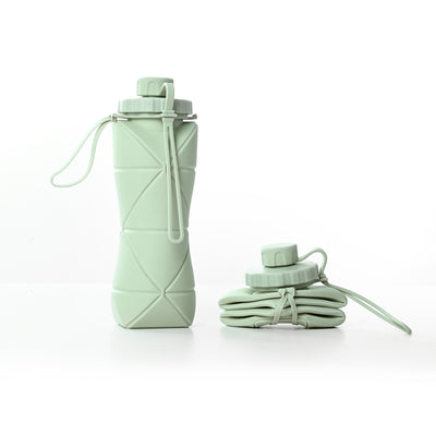 Folding Silicone Water Bottle (20oz)