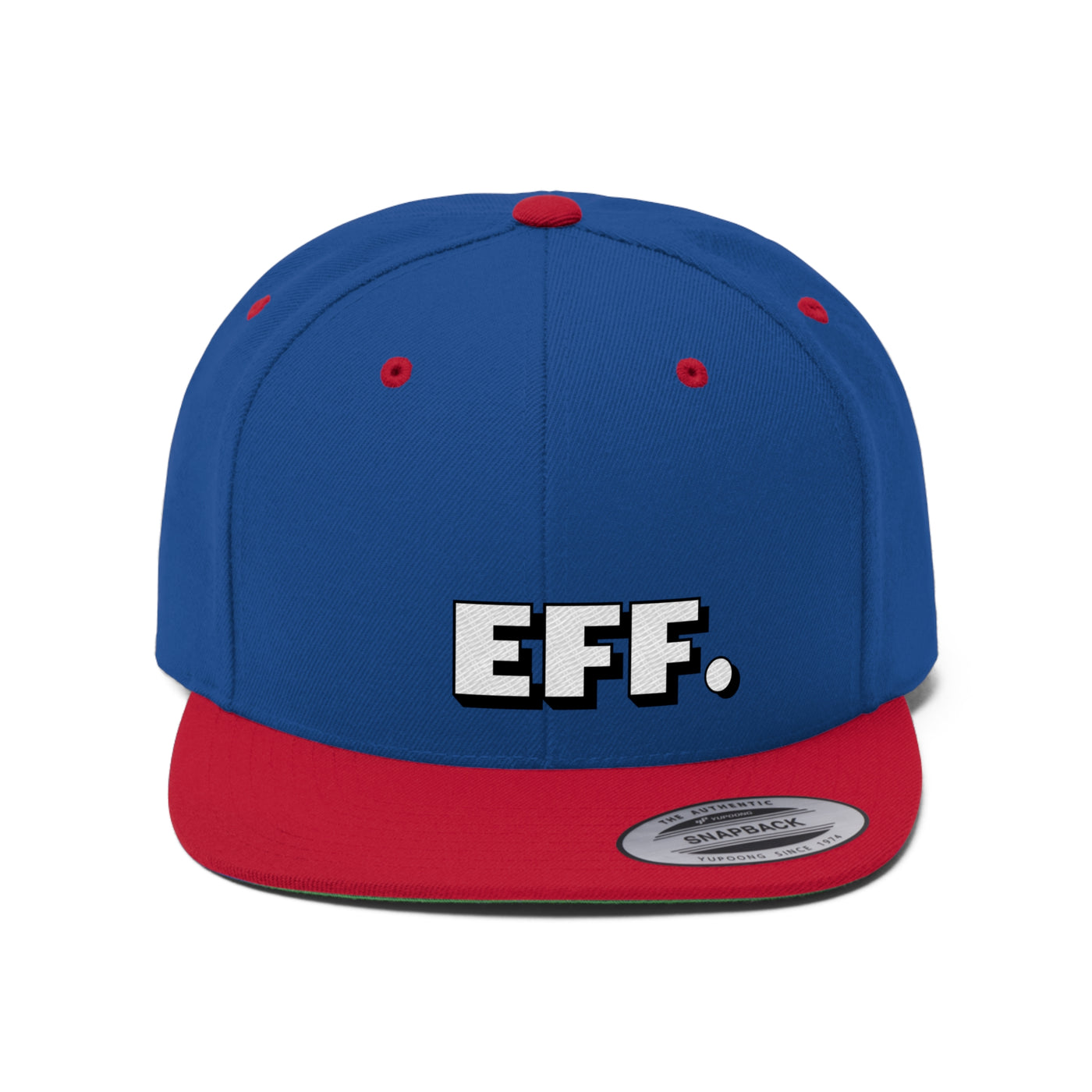 EFF. Flat Bill Snap-Back Hat