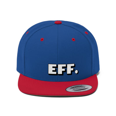 EFF. Flat Bill Snap-Back Hat