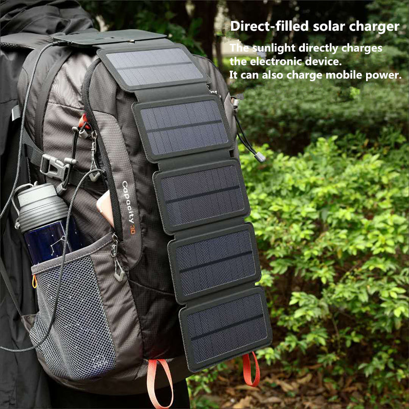 Portable Solar Panel Charger (5V 2.1A)