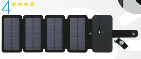 Portable Solar Panel Charger (5V 2.1A)