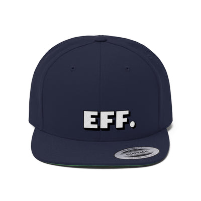 EFF. Flat Bill Snap-Back Hat