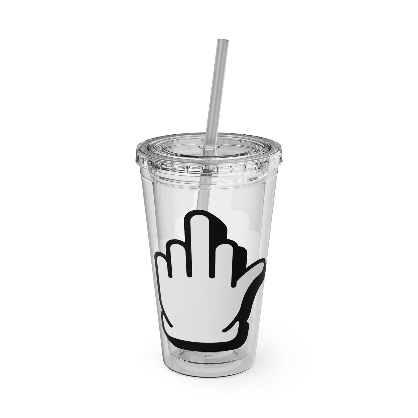 EFF. Mouse Pointer Tumbler with Straw (16oz)