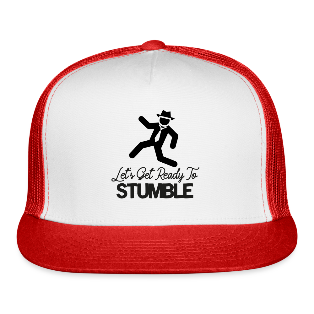 Let's Get Ready To Stumble - white/red