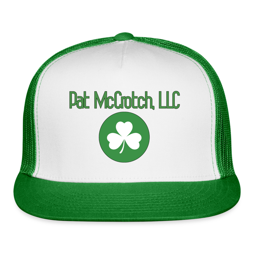 Pat McCrotch, LLC - white/kelly green