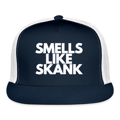 Smells Like Skank - navy/white