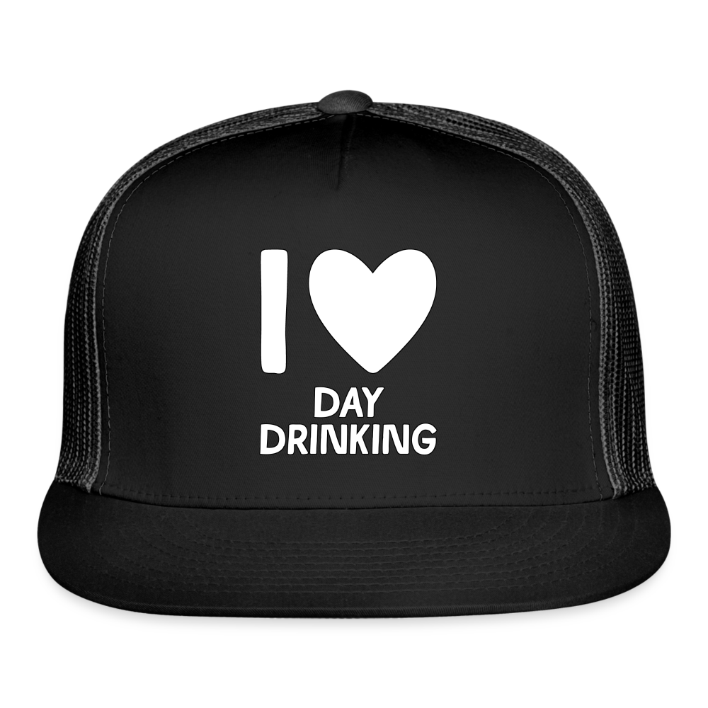 I (heart) Day Drinking - black/black